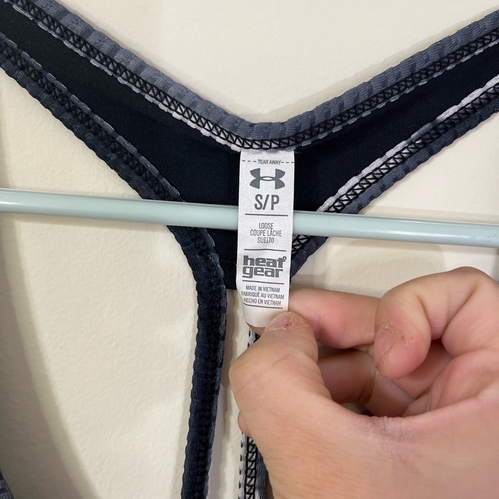 Under Armour Black Printed Racerback Tank Top - Picture 3 of 7